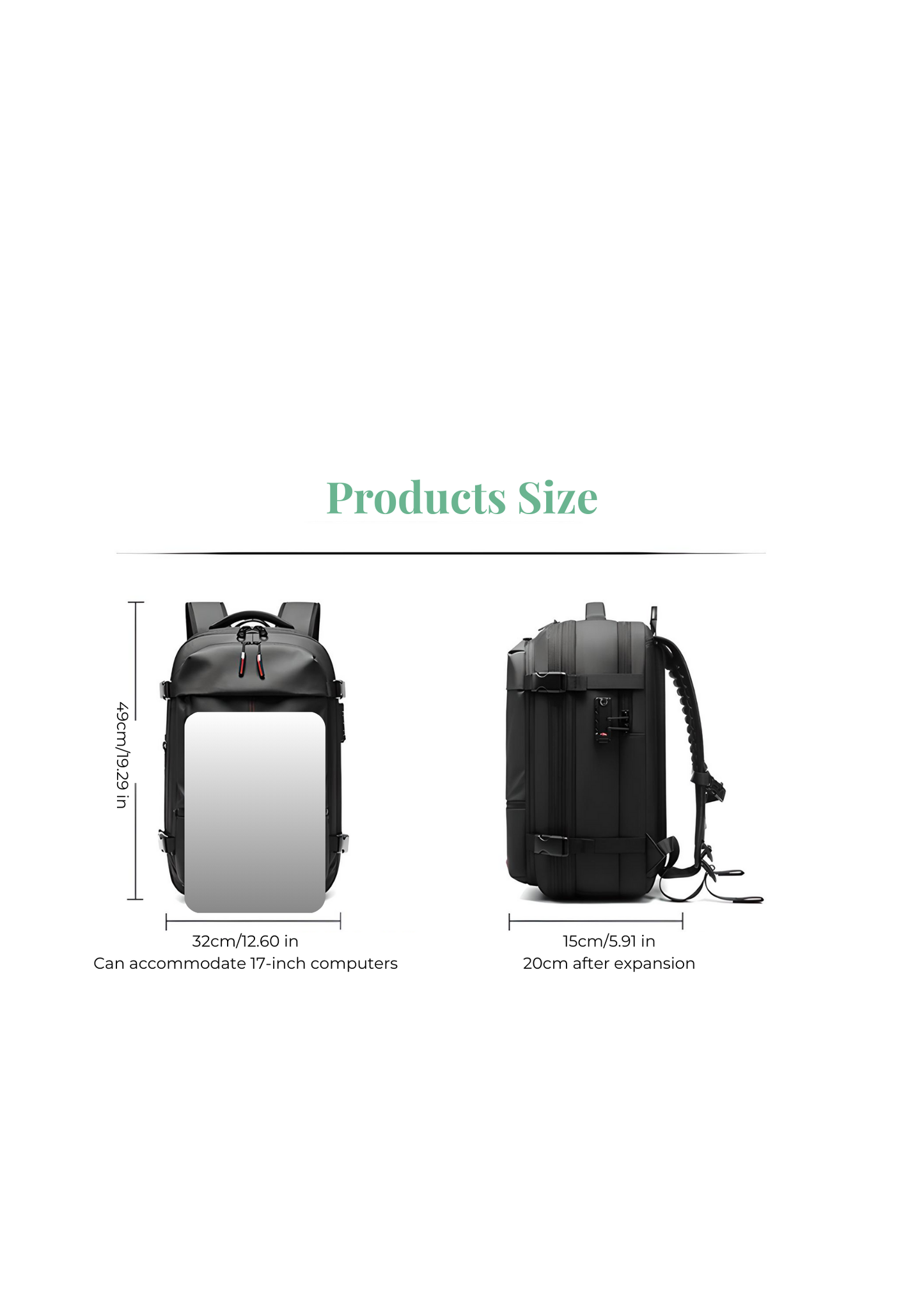 Zaino da Viaggio Compressibile FlexCore